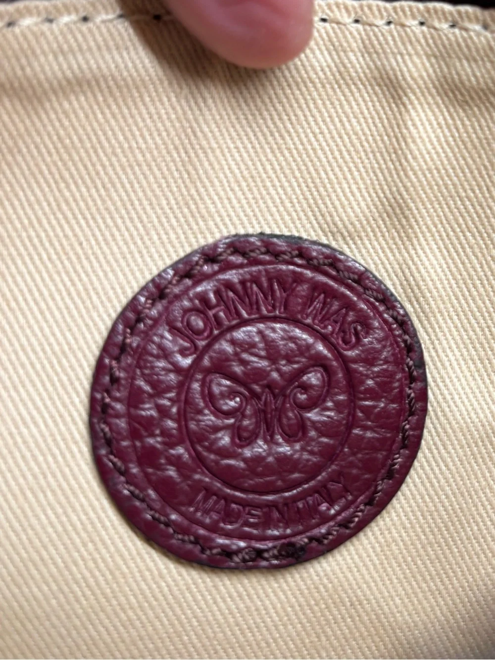 Johnny Was Large Leather Wristlet